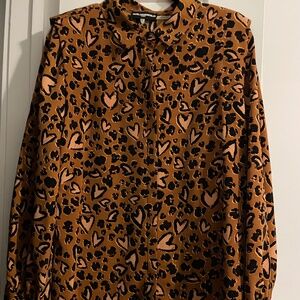 Karl Lagerfeld hearts blouse
